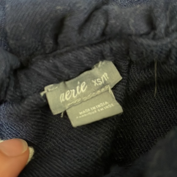 Aerie blue layered sleeveless crop top - Picture 3 of 4